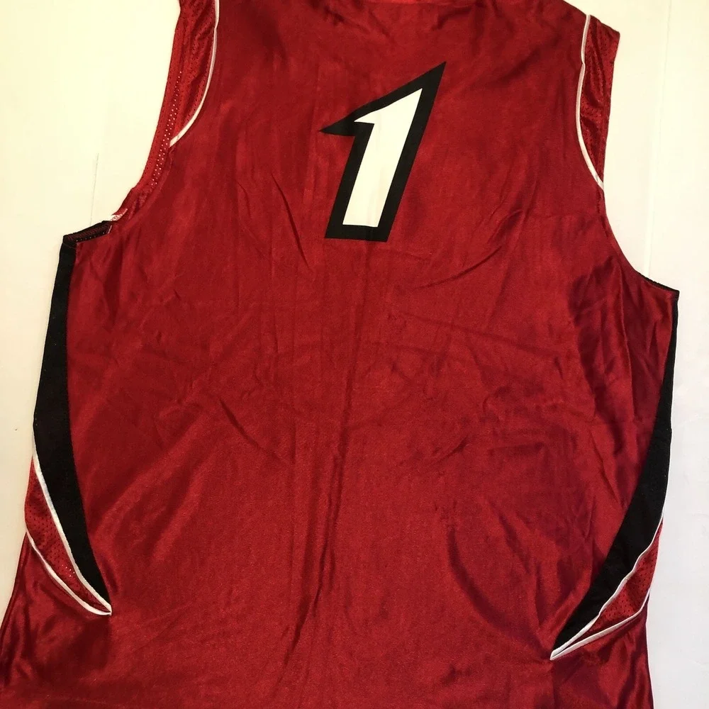 Adidas Louisville Cardinals Basketball Jersey Size XL Polyester Red